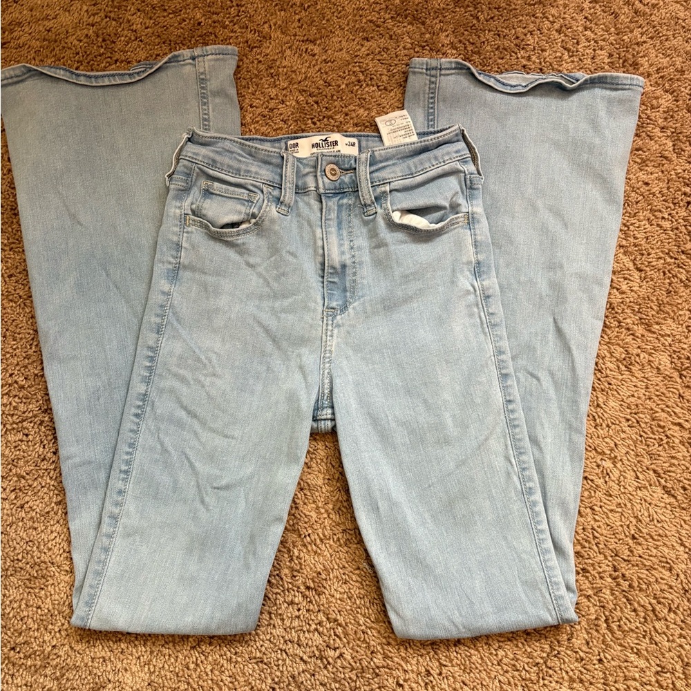 Hollister Light Wash Flare Jeans
